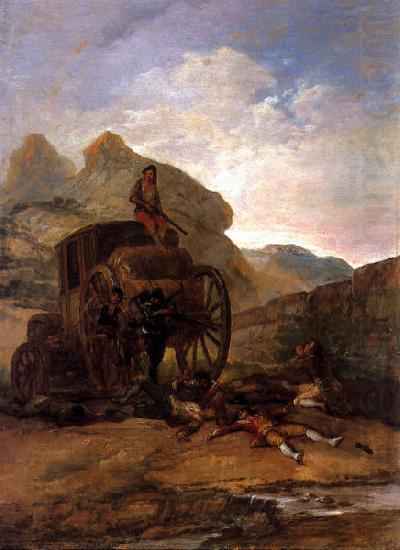 Asalto de ladrones, Francisco de Goya